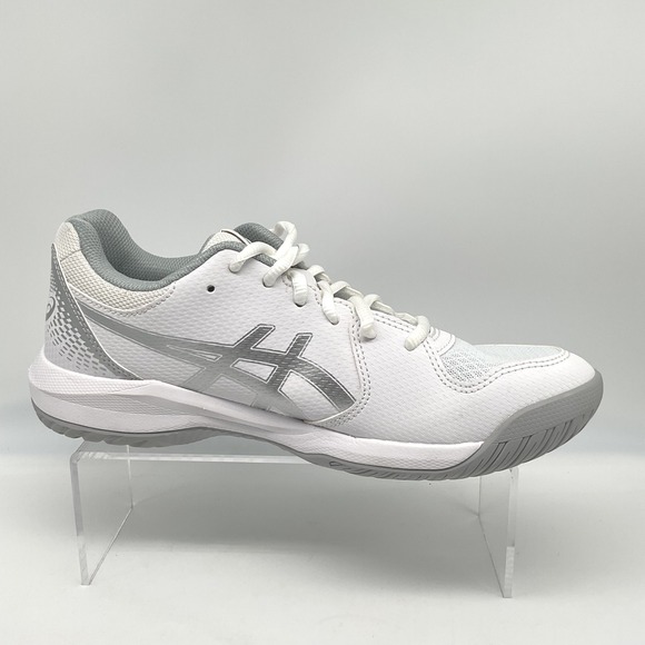 ASICS Gel Dedicate 8 Women's White Silver Tennis Shoes Size 9 NEW‎ - Picture 3 of 11